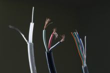 3 kolorowe kable - złączone
